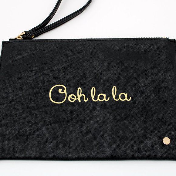 Neiman Marcus Handbags - Neiman Marcus Ooh La La Clutch Bag Black